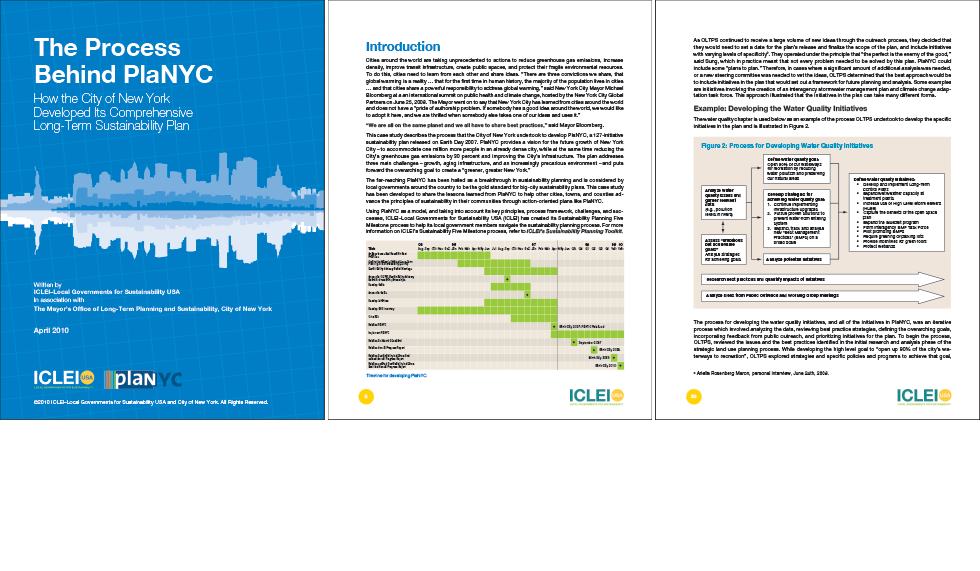 PlaNYC sustainability report