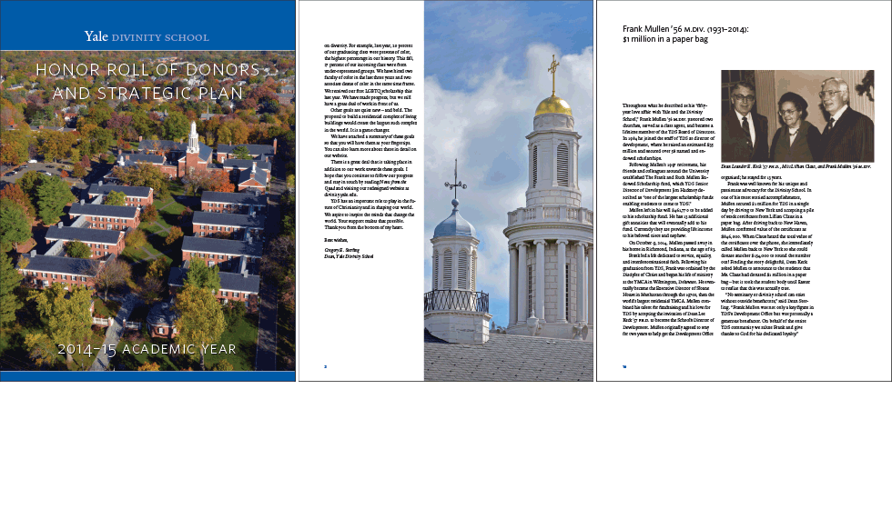 Yale Divinity School annual report
